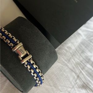 Brand new Woven box chain in sterling silver David Yurman